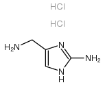 4-aminomethyl-1h-imidazol-2-ylamine 2hcl结构式