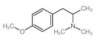 Benzeneethanamine,4-methoxy-N,N,a-trimethyl- Structure