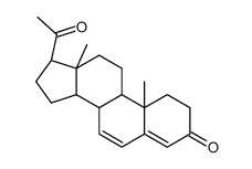 9β-Pregna-4,6-diene-3,20-dione structure