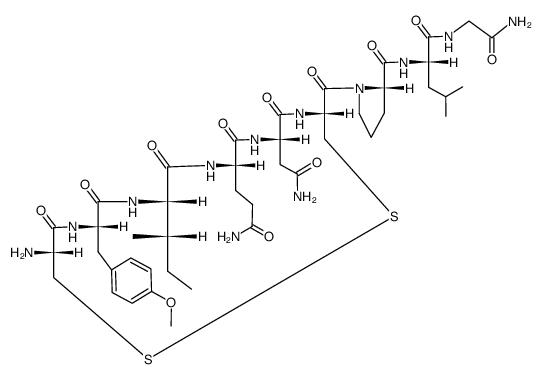 Oxytocin, 2-(O-methyl-l-tyrosine)- Structure