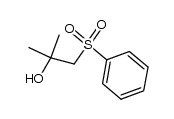 2-methyl-1-benzenesulfonylpropan-2-ol结构式