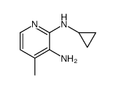 N2-Cyclopropyl-4-Methyl-2,3-pyridinediamine structure