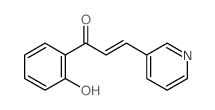 2-Propen-1-one,1-(2-hydroxyphenyl)-3-(3-pyridinyl)- Structure