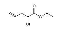 Ethyl 2-chloro-4-pentenoate结构式