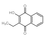 1,4-Naphthalenedione,2-ethyl-3-hydroxy-结构式