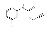 Carbamic acid,N-(3-chlorophenyl)-, 2-propyn-1-yl ester structure