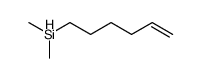 Hexenyldimethylsilane Structure