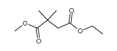 Methyl-ethyl-α,α-dimethylsuccinat结构式