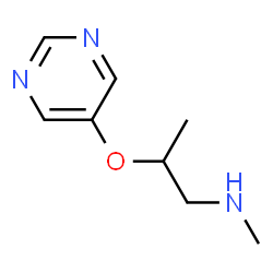 1-Propanamine,N-methyl-2-(5-pyrimidinyloxy)-(9CI) Structure
