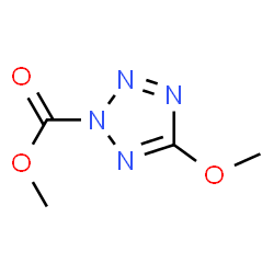 2H-Tetrazole-2-carboxylicacid,5-methoxy-,methylester(9CI) picture