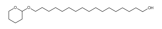 17-(tetrahydro-2-pyranyloxy)-heptadecan-1-ol结构式