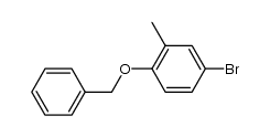 1-(benzyloxy)-4-bromo-2-methylbenzene结构式