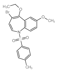 1H-1-Benzazepine,4-bromo-5-ethoxy-7-methoxy-1-[(4-methylphenyl)sulfonyl]- structure