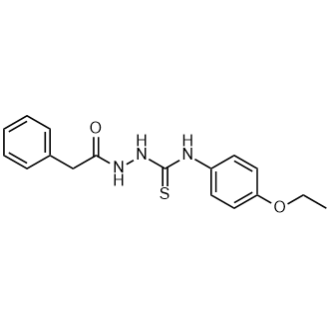 N-(4-Ethoxyphenyl)-2-(phenylacetyl)hydrazinecarbothioamide Structure