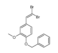 4-(2,2-Dibromoethenyl)-2-Methoxy-1-(phenylmethoxy)benzene structure