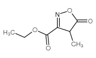 4-Methyl-5-oxo-4,5-dihydro-isoxazole-3-carboxylic acid ethyl ester structure