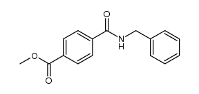 N-benzyl-terephthalamic acid methyl ester Structure