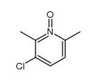 3-chloro-2,6-dimethylpyridine 1-oxide Structure