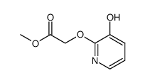 Acetic acid, [(3-hydroxy-2-pyridinyl)oxy]-, methyl ester (9CI)结构式