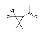 1-(2,2-dichloro-3,3-dimethylcyclopropyl)ethanone结构式