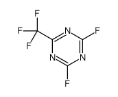 2,4-difluoro-6-(trifluoromethyl)-1,3,5-triazine结构式