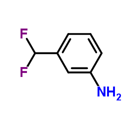 3-(二氟甲基)苯胺结构式