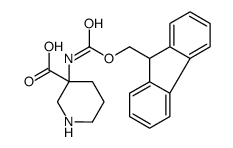 3-Piperidinecarboxylicacid,3-[[(9H-fluoren-9-ylmethoxy)carbonyl]amino]-(9CI)结构式
