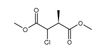 dimethyl (2RS,3R)-2-chloro-3-methylsuccinate Structure