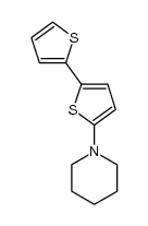 5-piperidino-2,2'-bithiophene Structure