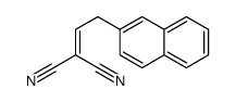 2-(2-naphthalen-2-ylethylidene)propanedinitrile结构式