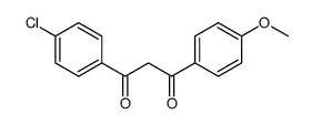 1-(4-chlorophenyl)-3-(4-methoxyphenyl)propane-1,3-dione结构式