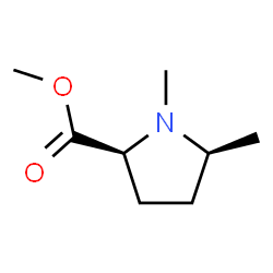 D-Proline, 1,5-dimethyl-, methyl ester, (5R)-rel- (9CI) structure