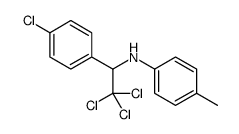 4-methyl-N-[2,2,2-trichloro-1-(4-chlorophenyl)ethyl]aniline Structure