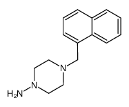 4-(Naphthalen-1-ylmethyl)piperazin-1-amine结构式
