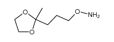 2-(3-aminooxy-propyl)-2-methyl-[1,3]dioxolane结构式