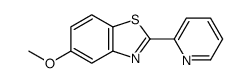 5-methoxy-2-pyridin-2-yl-1,3-benzothiazole Structure