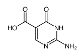 2-氨基-4-羟基嘧啶-5-羧酸结构式