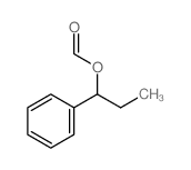Benzenemethanol, a-ethyl-, 1-formate结构式