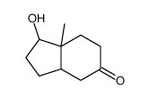 1-hydroxy-7a-methyl-2,3,3a,4,6,7-hexahydro-1H-inden-5-one结构式