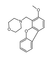 4-[(3-methoxydibenzofuran-4-yl)methyl]morpholine结构式