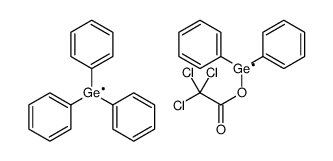 diphenyl-(2,2,2-trichloroacetyl)oxygermanium,triphenylgermanium结构式