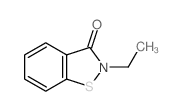 1,2-Benzisothiazol-3(2H)-one,2-ethyl- structure