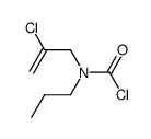 N-propyl-N-(2-chloroallyl)carbamoyl chloride结构式