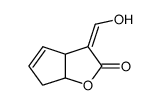 3-hydroxymethylene-3,3a,6,6a-tetrahydrocyclopentafuran-2-one结构式