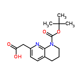 8-N-BOC-5,6,7,8-TETRAHYDRO-1,8-NAPHTHYRIDIN-2-ACETIC ACID picture