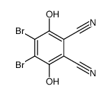 4,5-dibromo-3,6-dihydroxybenzene-1,2-dicarbonitrile结构式