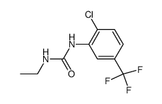 1-(2-chloro-5-(trifluoromethyl)phenyl)-3-ethylurea Structure