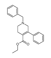 ethyl 1-benzyl-5-phenyl-1,2,3,6-tetrahydropyridine-4-carboxylate结构式