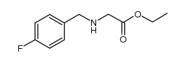 ethyl 2-[(4-fluorobenzyl)amino]acetate Structure