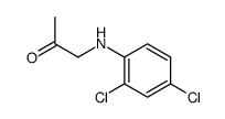 1-(2,4-dichloroanilino)propan-2-one Structure